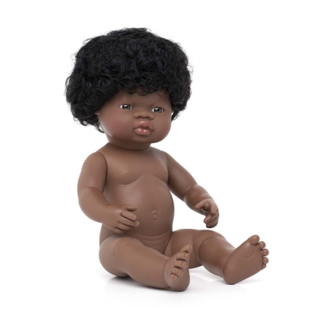 MUÑECA BEBÉ AFRICANA 38 CM