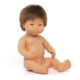 MUÑECO BEBÉ CAUCÁSICO CON SÍNDROME DE DOWN 38 CM