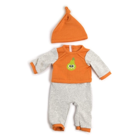 PIJAMA FRÍO NARANJA RAYAS 38 CM