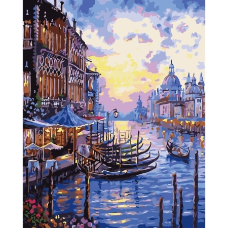 PINTAR POR NÚMEROS 40 X 50 CM GRAN CANAL DE VENECIA