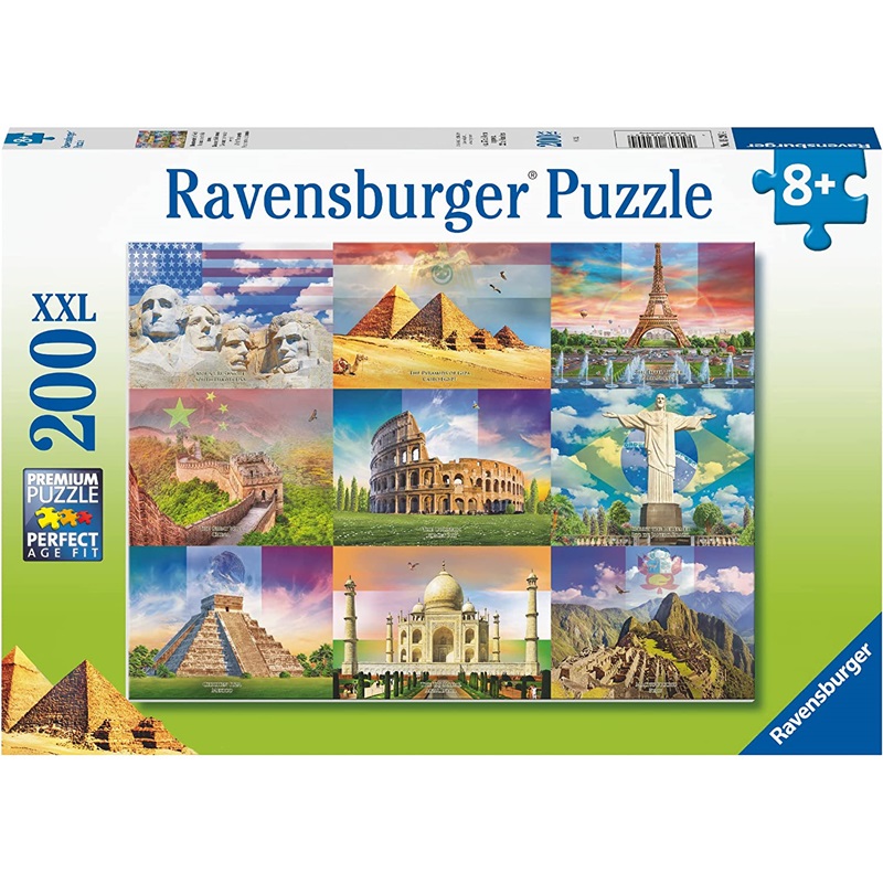Puzzle Monumentos del mundo 200 piezas