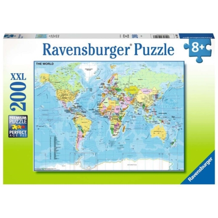 Puzzle Mapa del mundo puzzle 200 piezas
