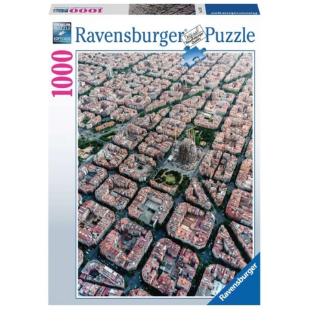 Puzzle Vista aérea de Barcelona 1000 piezas