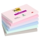 Paquete de 6 tacos de notas Post-It Super Sticky Soulful 76 x 127 mm