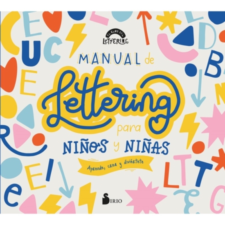 Libro Manual de lettering para niños y niñas