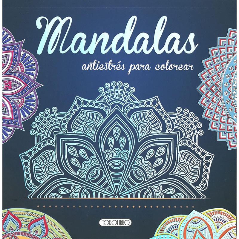 Cuaderno Mandalas antiestrés para colorear
