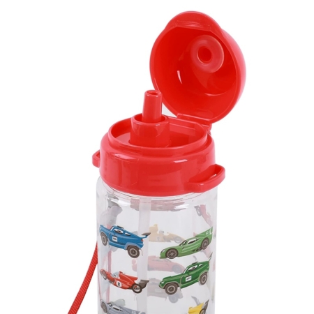 Botella infantil de tritan 400 ml coches