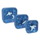 Set de 3 snack box tiburones