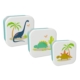 Set de 3 snack box dinosaurios