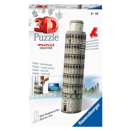 Mini puzzle 3D Torre de Pisa 60 piezas