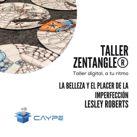 Curso digital de Zentangle con Lesley Roberts – Digital Zentangle course with Lesley Roberts