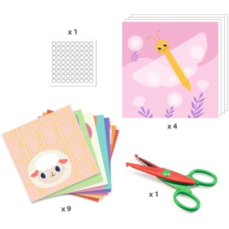 Collage Recortar con bordes decorativos