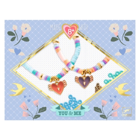 Pulseras You&Me Corazones Heishi