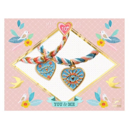 Pulseras You&Me Amistad y corazones