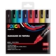 Estuche de 8 rotuladores Posca PC-5M Basic