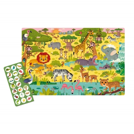 Puzzle de observación Junior Selva 60 piezas