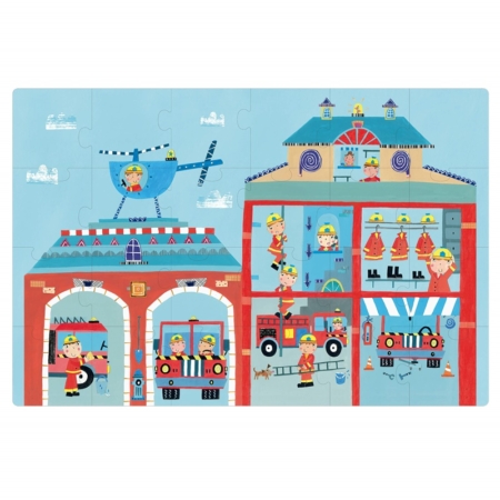 Puzzle Bomberos 24 piezas
