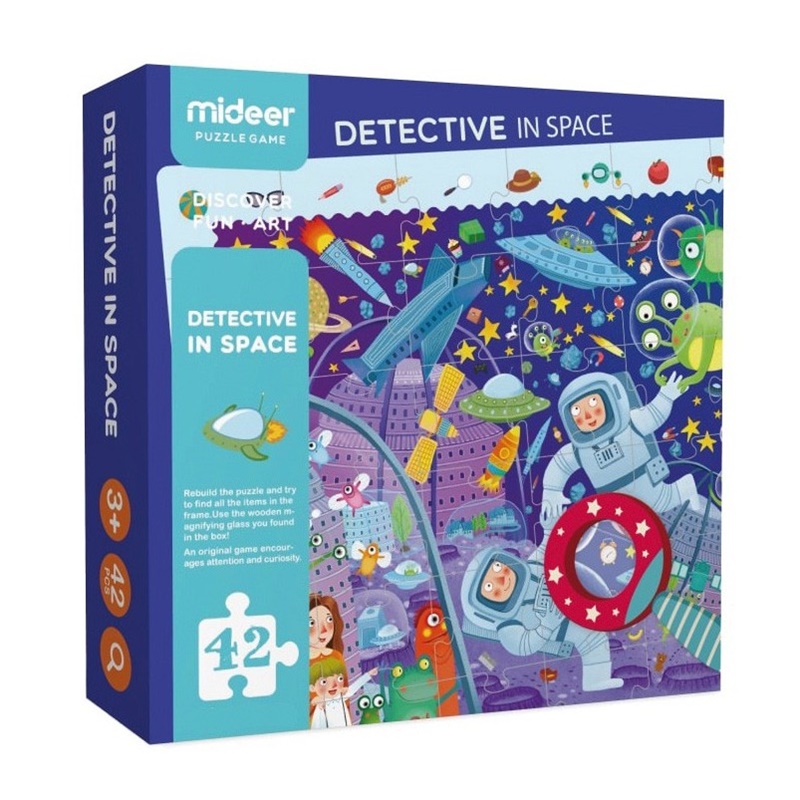 Puzzle Detective in space 42 piezas