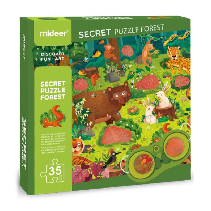 Puzzle secretos del bosque 35 piezas