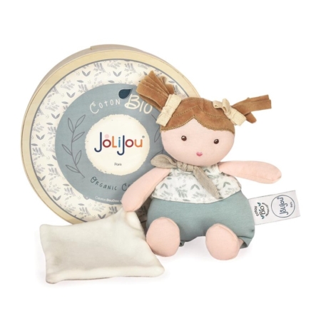 Muñeca de algodón bio Flore 22 cm