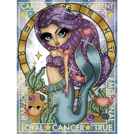 Pintar con diamantes Diamond Dotz Cancer 40 x 30 cm