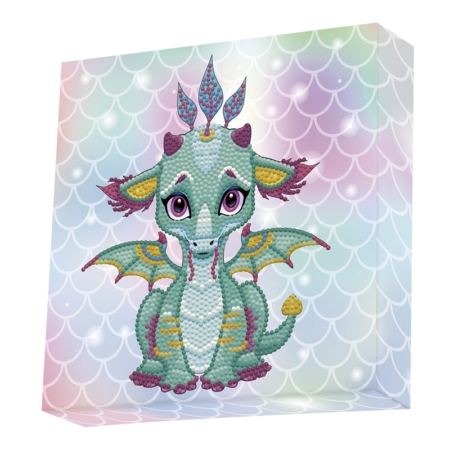 Pintar con diamantes Diamond Dotz Ariel the Baby Dragon 22 x 22 cm