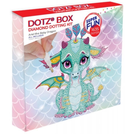 Pintar con diamantes Diamond Dotz Ariel the Baby Dragon 22 x 22 cm