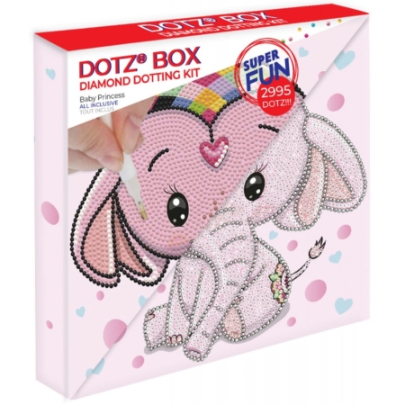 Pintar con diamantes Diamond Dotz Baby Princess 22 x 22 cm