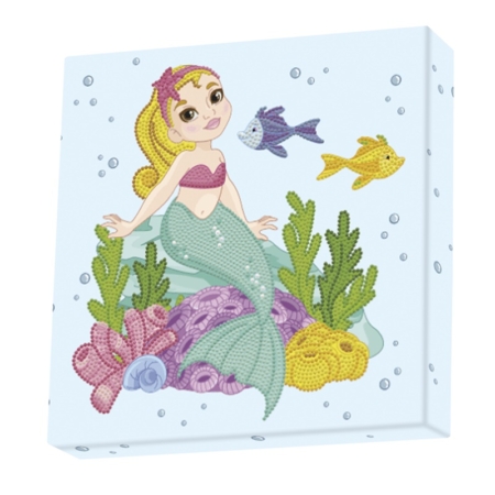 Pintar con diamantes Diamond Dotz Little Mermaid 28 x 28 cm