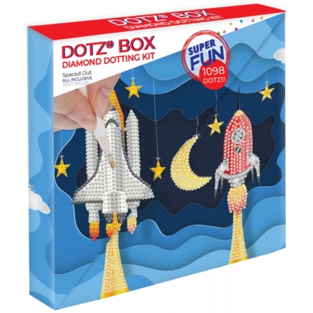 Pintar con diamantes Diamond Dotz Spaced out 22 x 22 cm