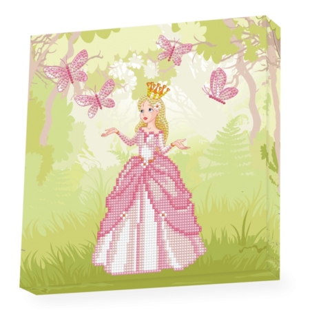 Pintar con diamantes Diamond Dotz Princess Adventure 28 x 28 cm