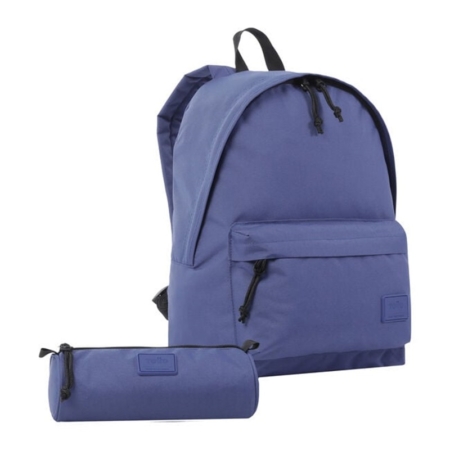 Pack mochila + estuche Totto Kalex color azul