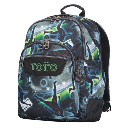 Mochila escolar Totto Crayoles estadio fútbol