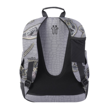 Mochila escolar Totto Crayoles estampado dinosaurios