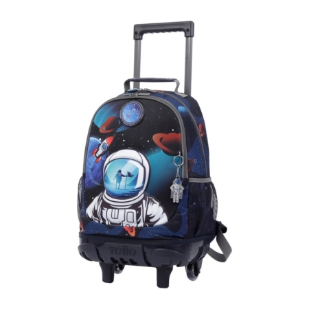 Mochila escolar con 3 ruedas Totto Astronaut pequeña