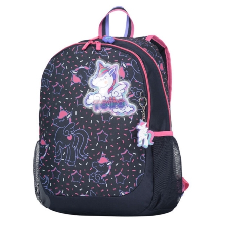 Mochila escolar Totto Unipony mediana