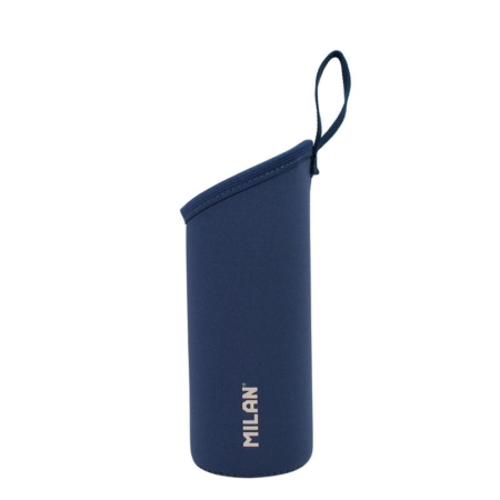 Funda neopreno con asa azul 6 x 20 cm
