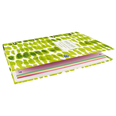 Carpebloc Europeanbinder de 4 anillas A4+ con recambio cuadriculado 5x5 mm Japandi