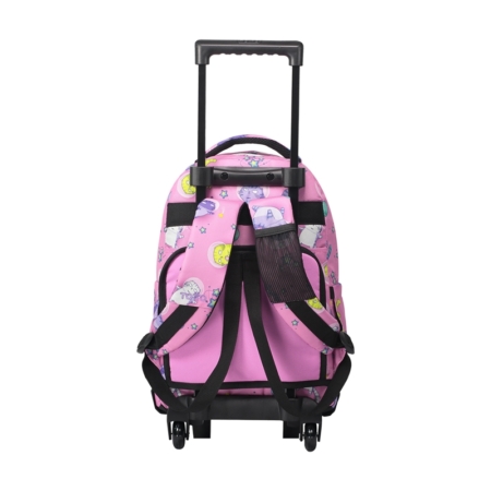 Mochila escolar con ruedas Totto Resma Gatos astronautas