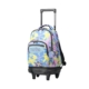Mochila escolar con ruedas Totto Resma Flores Hawaianas