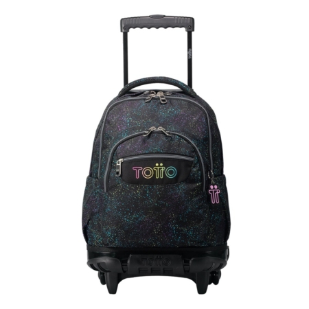 Mochila escolar con ruedas Totto Renglones Salpicado color