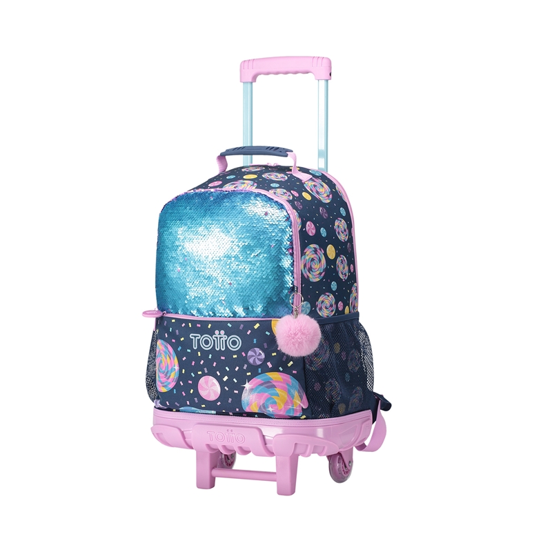 Mochila escolar con ruedas Totto Sweet Candy caramelos grande