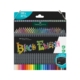 Estuche de 100 Lápices colores Black Edition + soporte