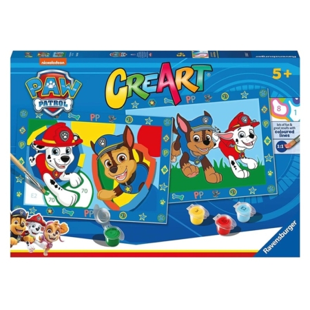 Pintar por números Paw Patrol