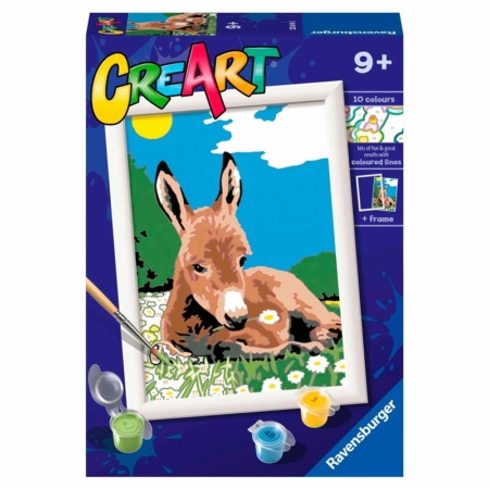 Pintar por números Burro