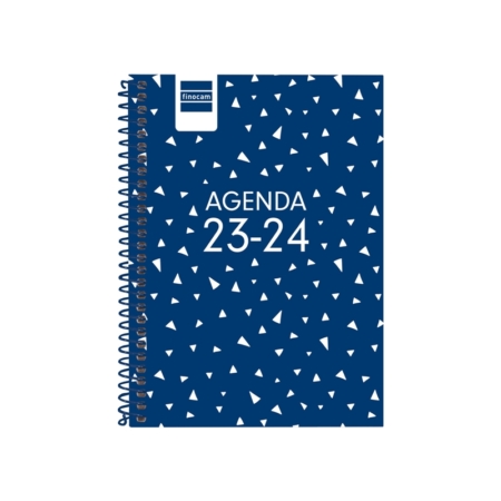 Agenda escolar 2023-2024 Finocam 8º semana vista Cool Azul