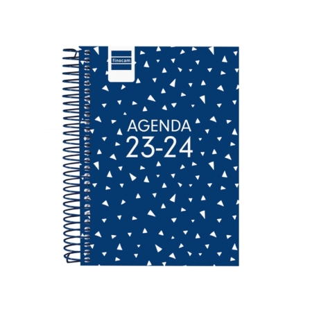 Agenda escolar 2023-2024 Finocam 8º 1 día página Cool Azul