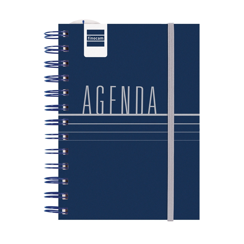 Agenda escolar 2023-2024 Finocam 8º 1 día página Mini-Institut Lisa Azul