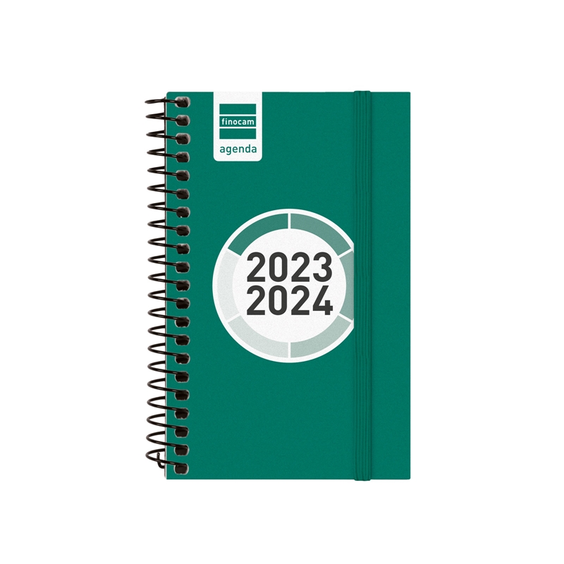 Agenda escolar 2023-2024 Finocam E3 semana vista Espir Color Verde