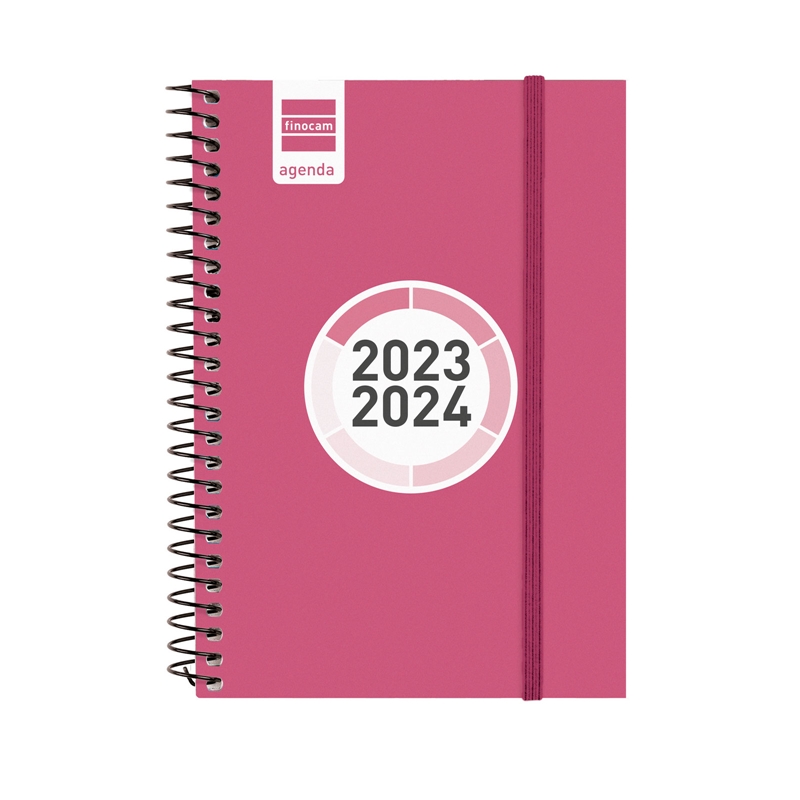 Agenda escolar 2023-2024 Finocam E8 semana vista Espir Color Rosa